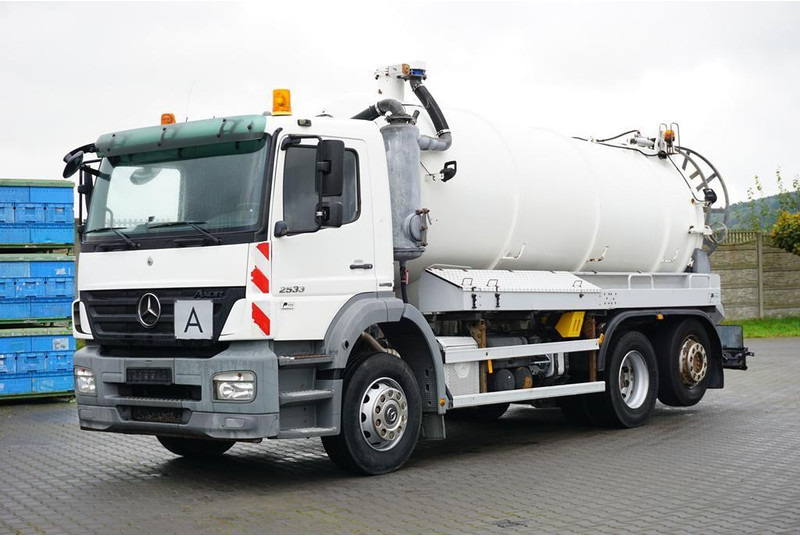 Mercedes-Benz AXOR / 2533 / 6 X 2 / E 5 / ASENIZACYJNY / OŚ SKRĘTNA - 진공 흡입 트럭 : 사진 1 Mercedes-Benz AXOR / 2533 / 6 X 2 / E 5 / ASENIZACYJNY / OŚ SKRĘTNA - 진공 흡입 트럭 : 사진 1