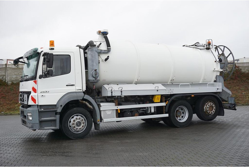 Mercedes-Benz AXOR / 2533 / 6 X 2 / E 5 / ASENIZACYJNY / OŚ SKRĘTNA - 진공 흡입 트럭 : 사진 3 Mercedes-Benz AXOR / 2533 / 6 X 2 / E 5 / ASENIZACYJNY / OŚ SKRĘTNA - 진공 흡입 트럭 : 사진 3