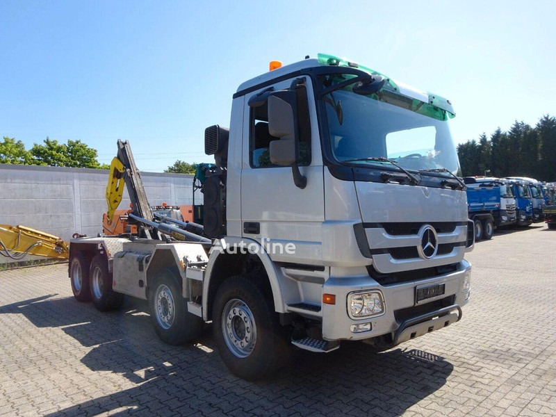 Mercedes-Benz Actros 3244 - Hook lift truck 8x4 - 후크 리프트 트럭, 크레인 트럭 : 사진 2 Mercedes-Benz Actros 3244 - Hook lift truck 8x4 - 후크 리프트 트럭, 크레인 트럭 : 사진 2
