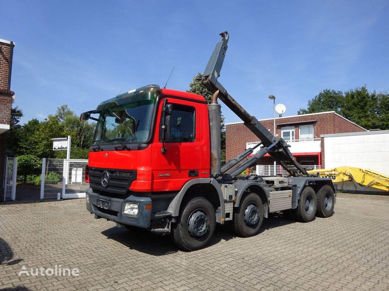 Mercedes-Benz Actros 3246 - Hook lift truck - 후크 리프트 트럭 : 사진 2 Mercedes-Benz Actros 3246 - Hook lift truck - 후크 리프트 트럭 : 사진 2