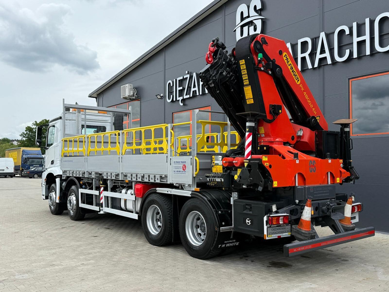 Mercedes-Benz Arocs Actros 3236 // E6 // 8x4 // Palfinger PK4800 - 드롭사이드/ 플랫베드 트럭, 크레인 트럭 : 사진 3 Mercedes-Benz Arocs Actros 3236 // E6 // 8x4 // Palfinger PK4800 - 드롭사이드/ 플랫베드 트럭, 크레인 트럭 : 사진 3