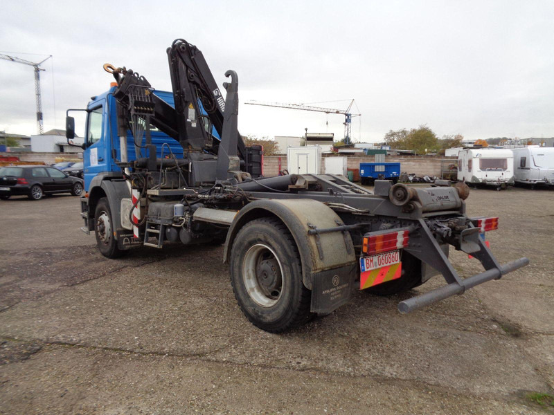 Mercedes-Benz Atego 1828 Hook lift truck + Crane Hiab 102 - 후크 리프트 트럭, 크레인 트럭 : 사진 5 Mercedes-Benz Atego 1828 Hook lift truck + Crane Hiab 102 - 후크 리프트 트럭, 크레인 트럭 : 사진 5