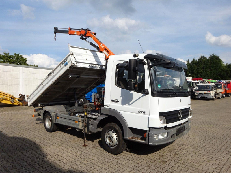 Mercedes-Benz Atego 818 3 way Meiller tipper + crane Terex 36.2 - 덤프 밴 : 사진 4 Mercedes-Benz Atego 818 3 way Meiller tipper + crane Terex 36.2 - 덤프 밴 : 사진 4