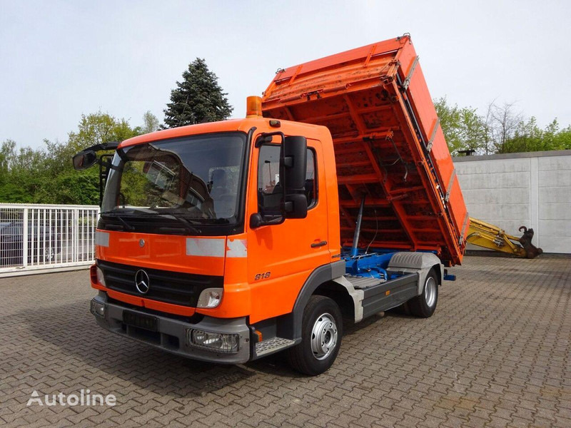 Mercedes-Benz Atego 818 3 way Meiller tipper - 덤프트럭 : 사진 1 Mercedes-Benz Atego 818 3 way Meiller tipper - 덤프트럭 : 사진 1