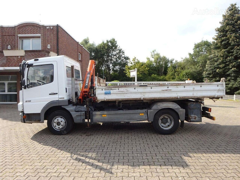 Mercedes-Benz Atego 818 - 3 way tipper+crane - 덤프트럭, 크레인 트럭 : 사진 3 Mercedes-Benz Atego 818 - 3 way tipper+crane - 덤프트럭, 크레인 트럭 : 사진 3