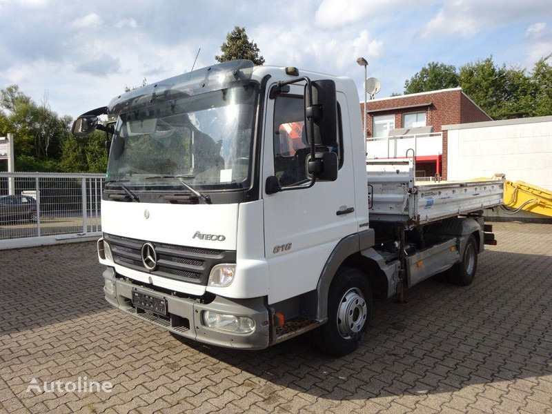 Mercedes-Benz Atego 818 - 3 way tipper+crane - 덤프트럭, 크레인 트럭 : 사진 2 Mercedes-Benz Atego 818 - 3 way tipper+crane - 덤프트럭, 크레인 트럭 : 사진 2