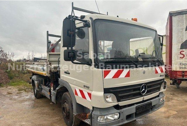 Mercedes-Benz Atego 818 Tipper + Crane Atlas 65.2 - 덤프트럭, 크레인 트럭 : 사진 1 Mercedes-Benz Atego 818 Tipper + Crane Atlas 65.2 - 덤프트럭, 크레인 트럭 : 사진 1