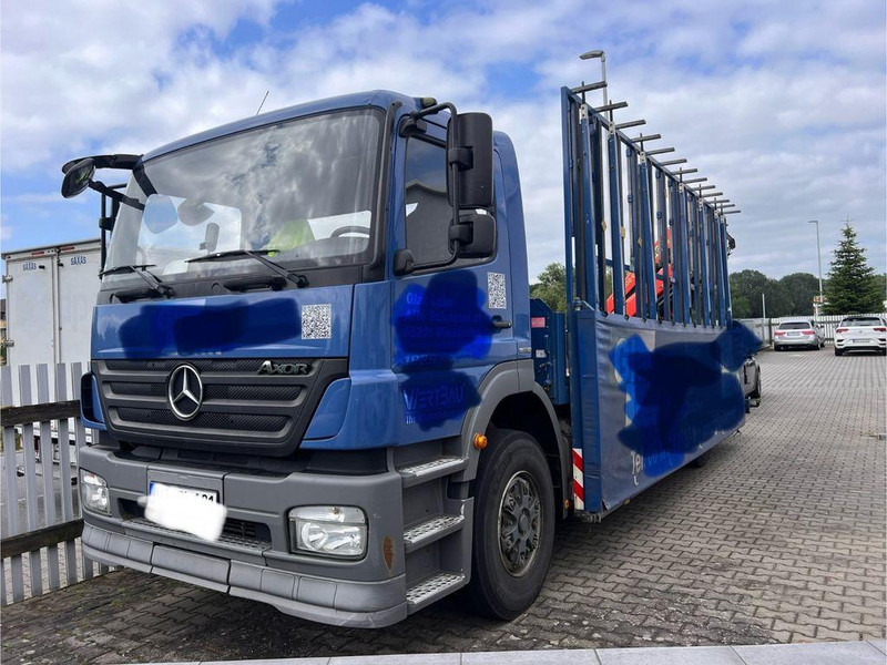Mercedes-Benz Axor 1829 Palfinger hátsó daru PK 12002 klíma - 드롭사이드/ 플랫베드 트럭, 크레인 트럭 : 사진 1 Mercedes-Benz Axor 1829 Palfinger hátsó daru PK 12002 klíma - 드롭사이드/ 플랫베드 트럭, 크레인 트럭 : 사진 1