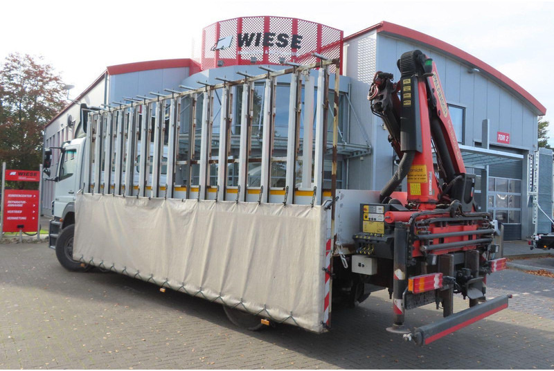 Mercedes-Benz Axor 1833 L Glasstransporter + Crane Palfinger - 트럭 : 사진 4 Mercedes-Benz Axor 1833 L Glasstransporter + Crane Palfinger - 트럭 : 사진 4