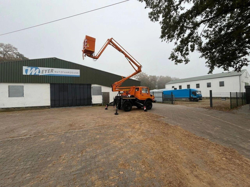 Mercedes-Benz Unimog 1200 4x4 - Lifting basket - 트럭, 크레인 트럭 : 사진 5 Mercedes-Benz Unimog 1200 4x4 - Lifting basket - 트럭, 크레인 트럭 : 사진 5
