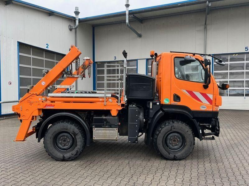 Mercedes-Benz Unimog U 20 4x4 Skip loader - 스킵 로더 트럭 : 사진 5 Mercedes-Benz Unimog U 20 4x4 Skip loader - 스킵 로더 트럭 : 사진 5