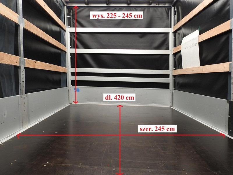 커튼 사이드 밴 Opel MOVANO PLANDEKA 10 PALET WEBASTO TEMPOMAT KLIMATYZACJA LEDY PNEU : 사진 12