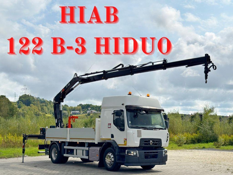 Renault C 430 * HIAB 122 B - 3 HIDUO + FUNK * TOP - 드롭사이드/ 플랫베드 트럭, 크레인 트럭 : 사진 1 Renault C 430 * HIAB 122 B - 3 HIDUO + FUNK * TOP - 드롭사이드/ 플랫베드 트럭, 크레인 트럭 : 사진 1