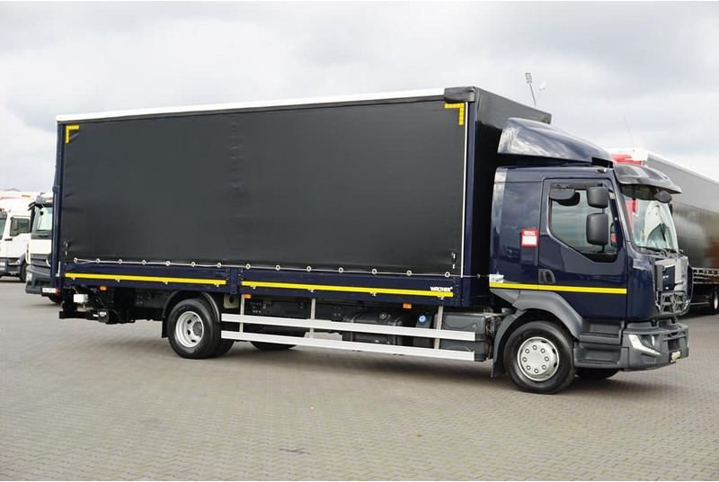 Renault D 16 / 280 / ACC / E 6 / BURTOFIRANKA + WINDA / ŁAD. 8 580 KG / - 커튼사이더 트럭 : 사진 4 Renault D 16 / 280 / ACC / E 6 / BURTOFIRANKA + WINDA / ŁAD. 8 580 KG / - 커튼사이더 트럭 : 사진 4