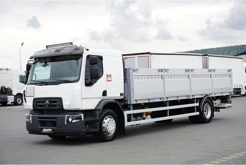 Renault D 280 / ACC / E 6 / BURTOWY + WINDA / ŁAD. 9953 KG / PEŁNY ADR - 드롭사이드/ 플랫베드 트럭 : 사진 1 Renault D 280 / ACC / E 6 / BURTOWY + WINDA / ŁAD. 9953 KG / PEŁNY ADR - 드롭사이드/ 플랫베드 트럭 : 사진 1