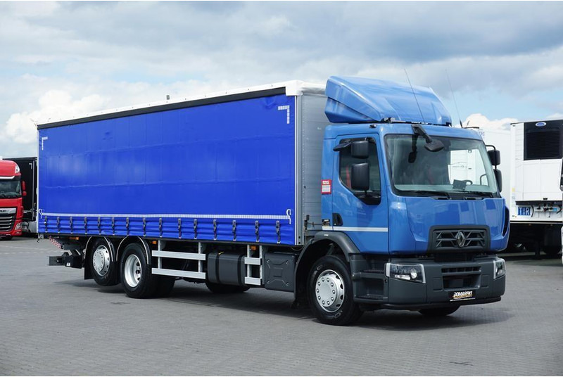 Renault D 320 / EURO 6 / FIRANKA + WINDA / 21 PALET / ŁAD. 16 530 KG - 커튼사이더 트럭 : 사진 2 Renault D 320 / EURO 6 / FIRANKA + WINDA / 21 PALET / ŁAD. 16 530 KG - 커튼사이더 트럭 : 사진 2