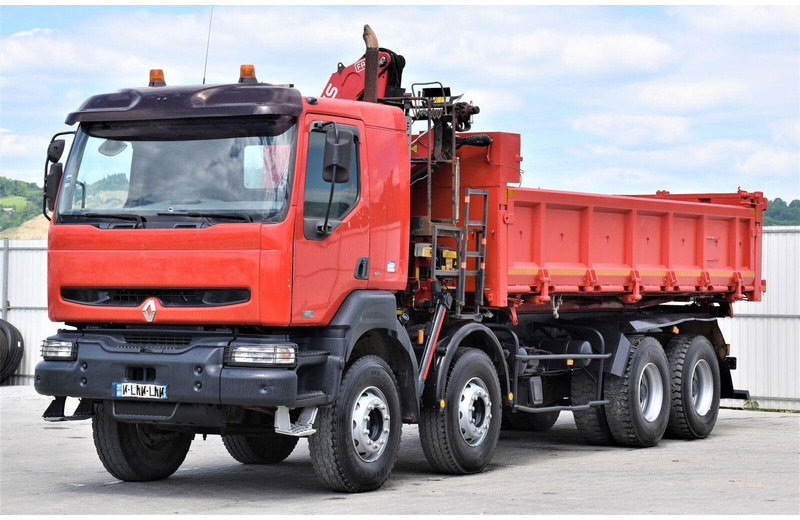Renault KERAX 420 DCI Kipper 6,30m+FASSI F95AXS.21+FUNK - 덤프트럭, 크레인 트럭 : 사진 5 Renault KERAX 420 DCI Kipper 6,30m+FASSI F95AXS.21+FUNK - 덤프트럭, 크레인 트럭 : 사진 5