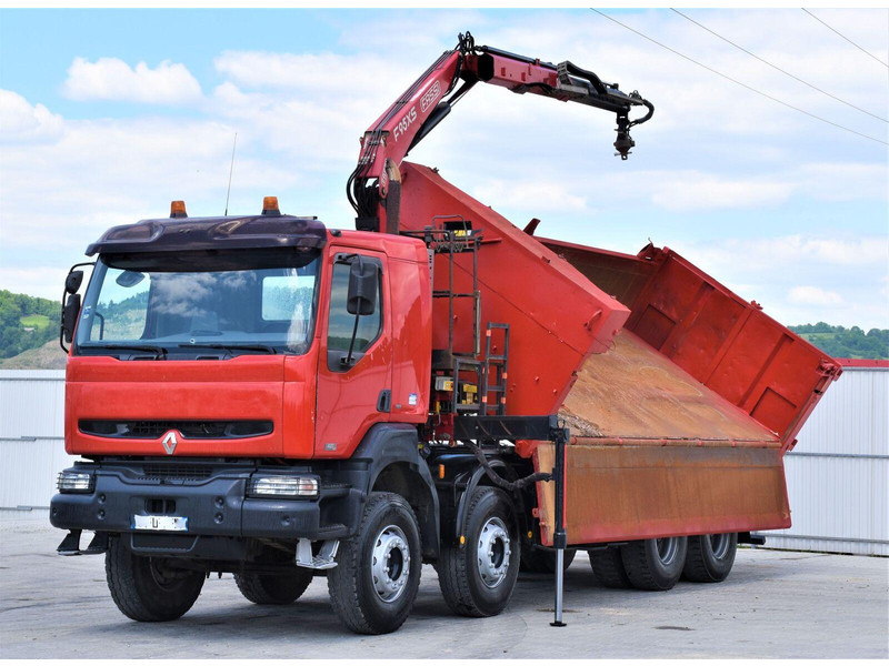 Renault KERAX 420 DCI Kipper 6,30m+FASSI F95AXS.21+FUNK - 덤프트럭, 크레인 트럭 : 사진 3 Renault KERAX 420 DCI Kipper 6,30m+FASSI F95AXS.21+FUNK - 덤프트럭, 크레인 트럭 : 사진 3