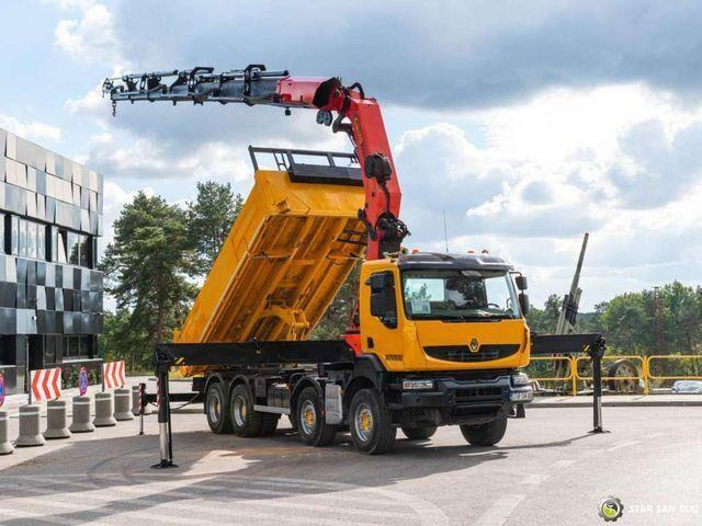 Renault KERAX 450 8x4 PALFINGER PK 60002 Crane Tipper - 덤프트럭, 크레인 트럭 : 사진 4 Renault KERAX 450 8x4 PALFINGER PK 60002 Crane Tipper - 덤프트럭, 크레인 트럭 : 사진 4