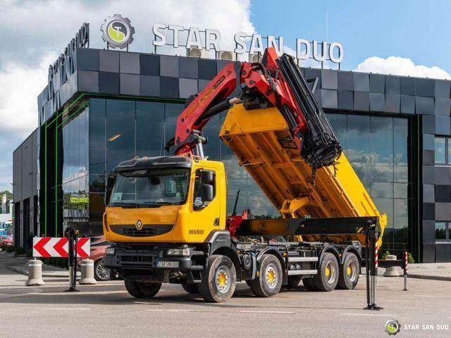 Renault KERAX 450 8x4 PALFINGER PK 60002 Crane Tipper - 덤프트럭, 크레인 트럭 : 사진 2 Renault KERAX 450 8x4 PALFINGER PK 60002 Crane Tipper - 덤프트럭, 크레인 트럭 : 사진 2