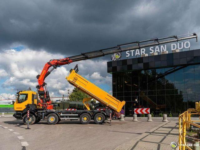 Renault KERAX 450 8x4 PALFINGER PK 60002 Crane Tipper - 덤프트럭, 크레인 트럭 : 사진 3 Renault KERAX 450 8x4 PALFINGER PK 60002 Crane Tipper - 덤프트럭, 크레인 트럭 : 사진 3