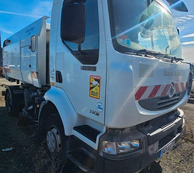Renault MIDLUM 220 Dxi - Road sweeper truck - 거리 청소 차량 : 사진 2 Renault MIDLUM 220 Dxi - Road sweeper truck - 거리 청소 차량 : 사진 2
