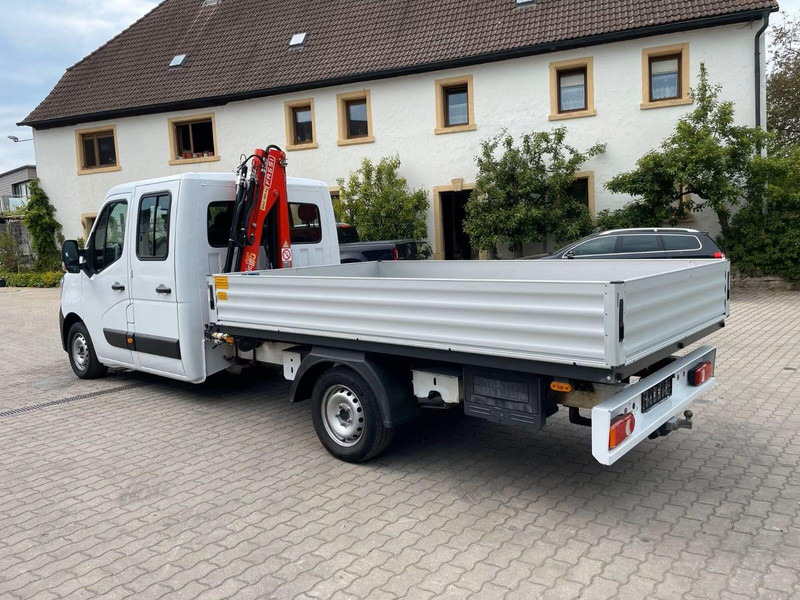 Renault Master Doka - Flatbed truck + crane - 플랫베드 밴, 콤비 밴 : 사진 4 Renault Master Doka - Flatbed truck + crane - 플랫베드 밴, 콤비 밴 : 사진 4