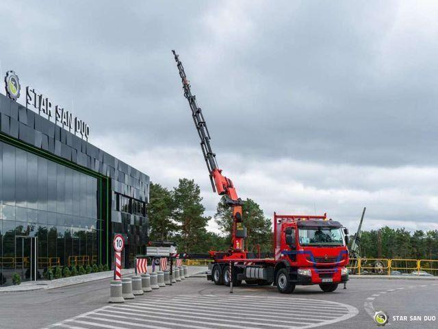 Renault PREMIUM 410 6x4 Palfinger PK 50002EH Crane Winc - 드롭사이드/ 플랫베드 트럭, 크레인 트럭 : 사진 2 Renault PREMIUM 410 6x4 Palfinger PK 50002EH Crane Winc - 드롭사이드/ 플랫베드 트럭, 크레인 트럭 : 사진 2