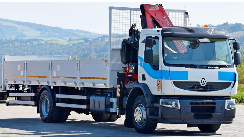 Renault Premium 310 DXI* FASSI F130AC.23+FUNK* TOP - 드롭사이드/ 플랫베드 트럭, 크레인 트럭 : 사진 4 Renault Premium 310 DXI* FASSI F130AC.23+FUNK* TOP - 드롭사이드/ 플랫베드 트럭, 크레인 트럭 : 사진 4