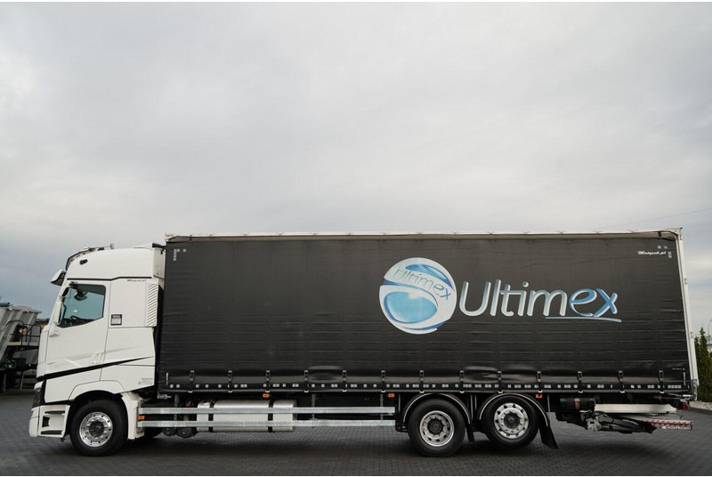 Renault T 440 / 6X2 / SOLÓWKA / FIRANKA 9.5 M / I-PARK COOL / WINDA / AL - 커튼사이더 트럭 : 사진 2 Renault T 440 / 6X2 / SOLÓWKA / FIRANKA 9.5 M / I-PARK COOL / WINDA / AL - 커튼사이더 트럭 : 사진 2