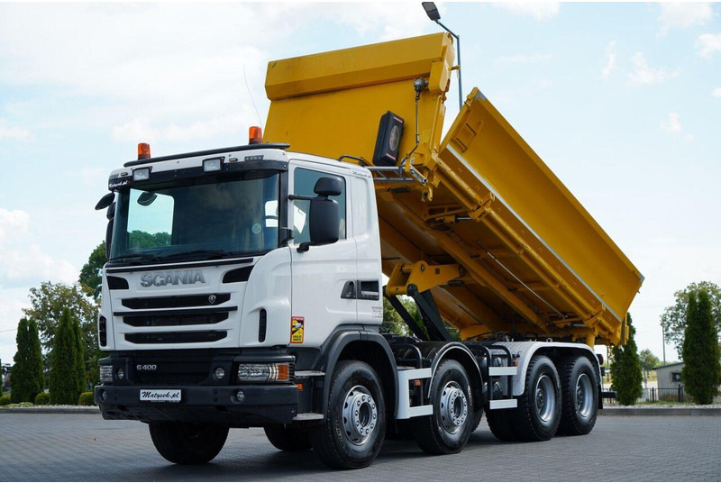 Scania G 400 / 8x4 / WYWROTKA 2 STRONNA / BORDMATIC / MANUAL - 덤프트럭 : 사진 1 Scania G 400 / 8x4 / WYWROTKA 2 STRONNA / BORDMATIC / MANUAL - 덤프트럭 : 사진 1