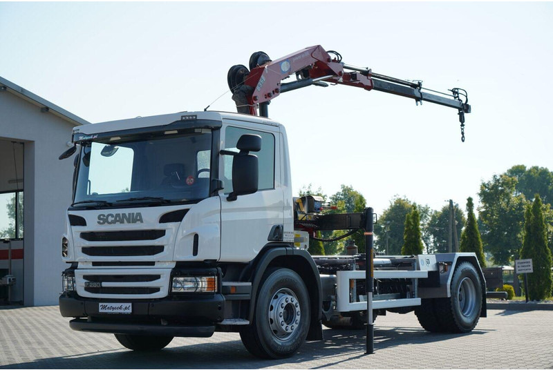Scania P 280 / 4X2 / SIŁOWNIK DO WYWROTU / + HDS HMF 635 / UDŹWIG 1 500 - 덤프트럭 : 사진 1 Scania P 280 / 4X2 / SIŁOWNIK DO WYWROTU / + HDS HMF 635 / UDŹWIG 1 500 - 덤프트럭 : 사진 1