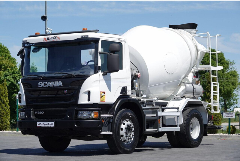 Scania P 320 / BETONOMIESZARKA / GRUSZKA / 6 m3 / EURO 6 - 콘크리트 믹서 트럭 : 사진 1 Scania P 320 / BETONOMIESZARKA / GRUSZKA / 6 m3 / EURO 6 - 콘크리트 믹서 트럭 : 사진 1
