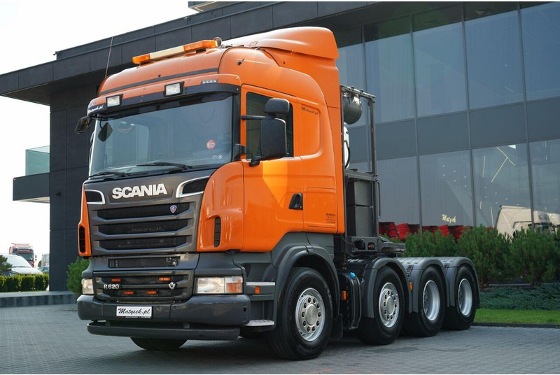 Scania R 620 / HYDRAULIKA / 8X4 / DMC: 150 000 KG / SIODŁO PODNOSZONE P - 트랙터 유닛 : 사진 4 Scania R 620 / HYDRAULIKA / 8X4 / DMC: 150 000 KG / SIODŁO PODNOSZONE P - 트랙터 유닛 : 사진 4