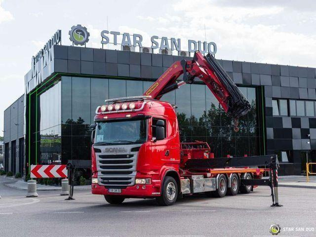 Scania R450 8x4 Palfinger PK 65002 SH HDS Crane - 드롭사이드/ 플랫베드 트럭, 크레인 트럭 : 사진 5 Scania R450 8x4 Palfinger PK 65002 SH HDS Crane - 드롭사이드/ 플랫베드 트럭, 크레인 트럭 : 사진 5
