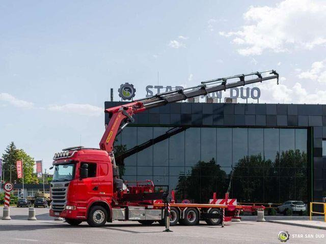 Scania R450 8x4 Palfinger PK 65002 SH HDS Crane - 드롭사이드/ 플랫베드 트럭, 크레인 트럭 : 사진 1 Scania R450 8x4 Palfinger PK 65002 SH HDS Crane - 드롭사이드/ 플랫베드 트럭, 크레인 트럭 : 사진 1