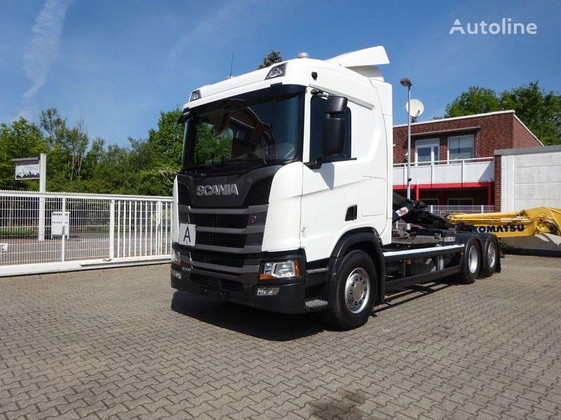 Scania R450 Hook lift truck 6x2 - 후크 리프트 트럭 : 사진 1 Scania R450 Hook lift truck 6x2 - 후크 리프트 트럭 : 사진 1