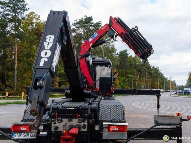 Scania R580 8x4 HMF 5020-K6, JOAB L20 5200AK Hooklift - 후크 리프트 트럭, 크레인 트럭 : 사진 5 Scania R580 8x4 HMF 5020-K6, JOAB L20 5200AK Hooklift - 후크 리프트 트럭, 크레인 트럭 : 사진 5