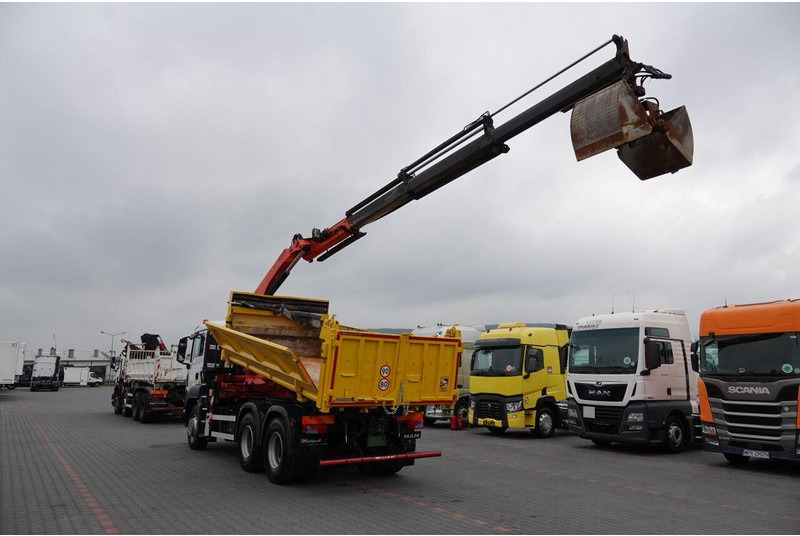 Scania TGS 33.360 / 6x4 / WYWROTKA + HDS PALFINGER PK 15 500 wysów 10m - 덤프트럭, 크레인 트럭 : 사진 2 Scania TGS 33.360 / 6x4 / WYWROTKA + HDS PALFINGER PK 15 500 wysów 10m - 덤프트럭, 크레인 트럭 : 사진 2