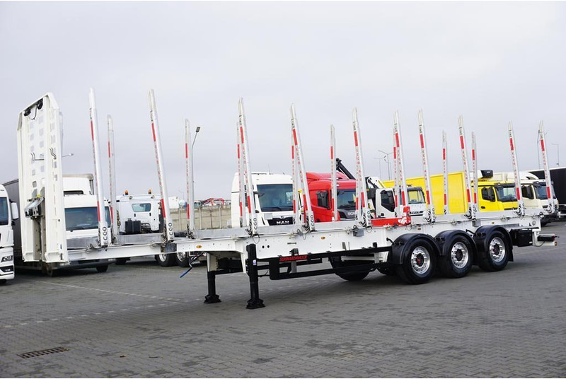 Schwarzmüller / KŁONICOWA / DO DREWNA WAGA 5 700 KG / OŚ PODNOSZONA - 목재 트레일러 : 사진 3 Schwarzmüller / KŁONICOWA / DO DREWNA WAGA 5 700 KG / OŚ PODNOSZONA - 목재 트레일러 : 사진 3