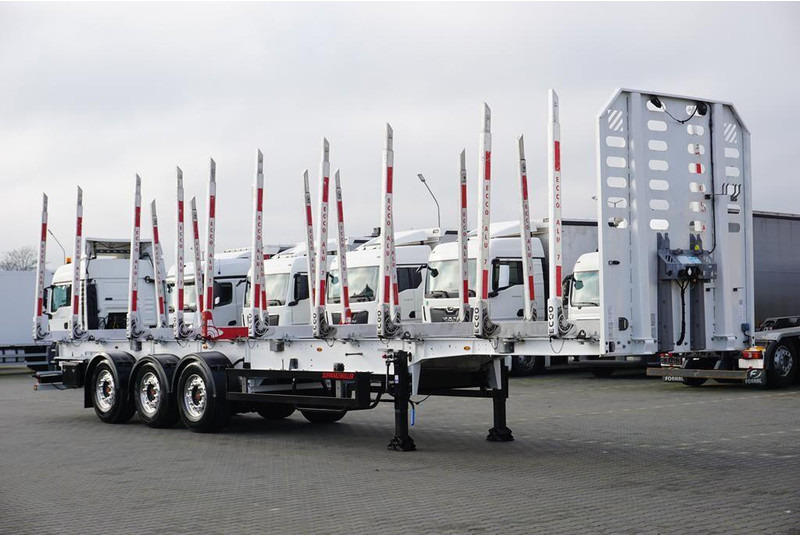 Schwarzmüller / KŁONICOWA / DO DREWNA WAGA 5 700 KG / OŚ PODNOSZONA - 목재 트레일러 : 사진 2 Schwarzmüller / KŁONICOWA / DO DREWNA WAGA 5 700 KG / OŚ PODNOSZONA - 목재 트레일러 : 사진 2