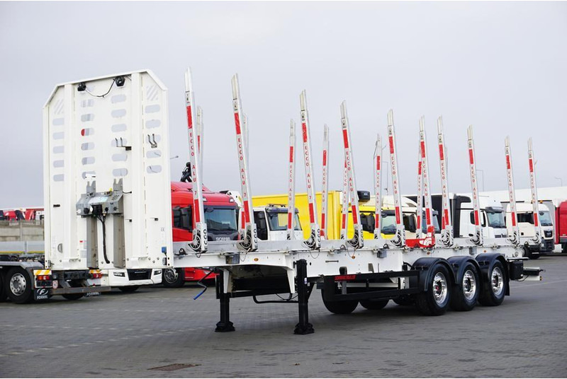 Schwarzmüller / KŁONICOWA / DO DREWNA WAGA 5 700 KG / OŚ PODNOSZONA - 목재 트레일러 : 사진 1 Schwarzmüller / KŁONICOWA / DO DREWNA WAGA 5 700 KG / OŚ PODNOSZONA - 목재 트레일러 : 사진 1