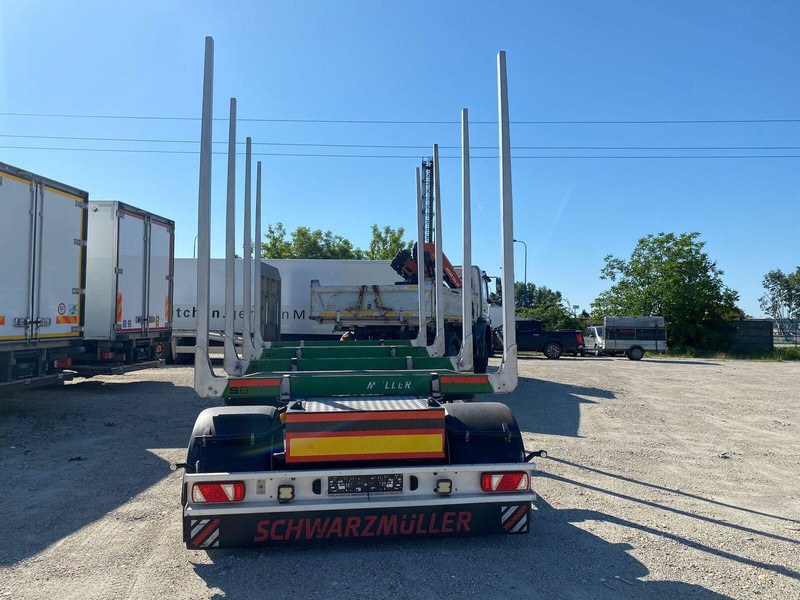 Schwarzmüller Log transporter trailer - 목재 트레일러 : 사진 5 Schwarzmüller Log transporter trailer - 목재 트레일러 : 사진 5