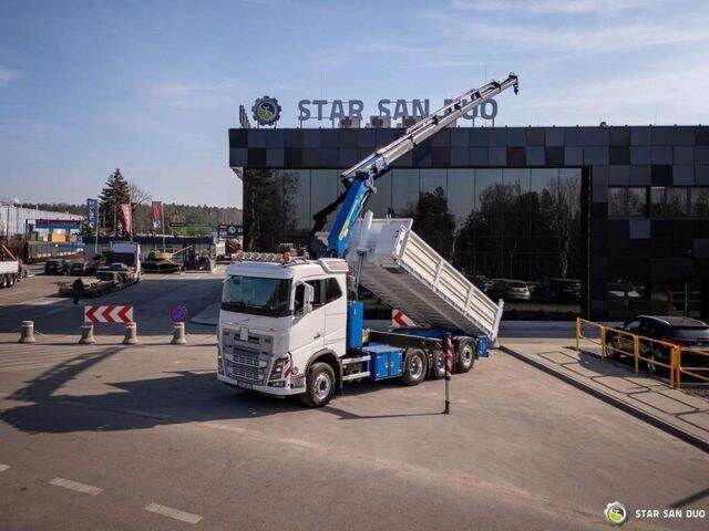 Volvo FH 16.550 8x4 Palfinger PK 34002-SH Crane Kippe - 덤프트럭, 크레인 트럭 : 사진 3 Volvo FH 16.550 8x4 Palfinger PK 34002-SH Crane Kippe - 덤프트럭, 크레인 트럭 : 사진 3