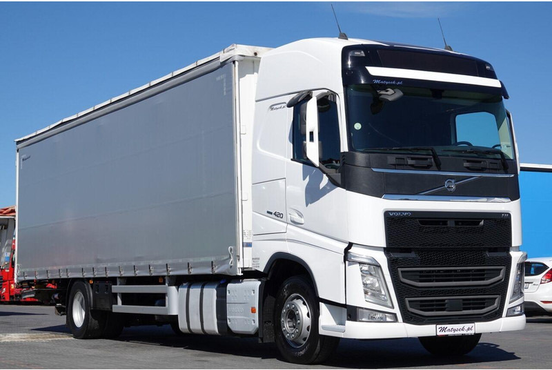 Volvo FH 420 / 4x2 / SOLÓWKA / FIRANKA 9.10 M / I-PARK COOL / WINDA DH - 커튼사이더 트럭 : 사진 5 Volvo FH 420 / 4x2 / SOLÓWKA / FIRANKA 9.10 M / I-PARK COOL / WINDA DH - 커튼사이더 트럭 : 사진 5