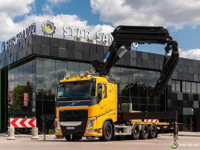 Volvo FH 540 8x4 HMF 6020 Fly Jib Winch - 드롭사이드/ 플랫베드 트럭, 크레인 트럭 : 사진 5 Volvo FH 540 8x4 HMF 6020 Fly Jib Winch - 드롭사이드/ 플랫베드 트럭, 크레인 트럭 : 사진 5