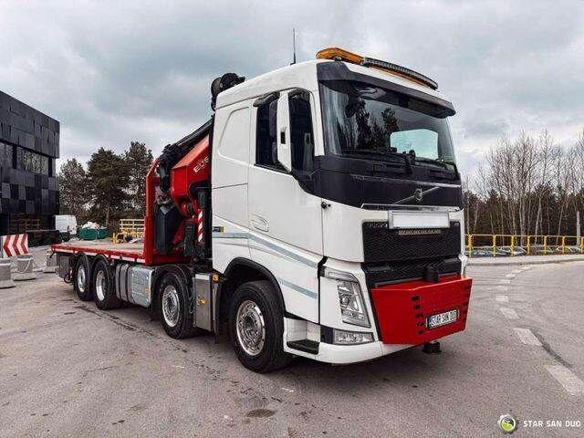 Volvo FH 550 8x2 HMF 8520 FLY JIB Winch Crane Euro 6 - 드롭사이드/ 플랫베드 트럭, 크레인 트럭 : 사진 5 Volvo FH 550 8x2 HMF 8520 FLY JIB Winch Crane Euro 6 - 드롭사이드/ 플랫베드 트럭, 크레인 트럭 : 사진 5