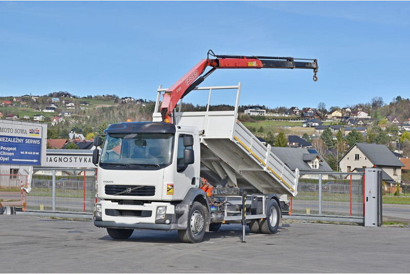 Volvo FL 290 KIPPER 4,90m * FASSI F95A.22 + FUNK * TOP - 덤프트럭, 크레인 트럭 : 사진 2 Volvo FL 290 KIPPER 4,90m * FASSI F95A.22 + FUNK * TOP - 덤프트럭, 크레인 트럭 : 사진 2