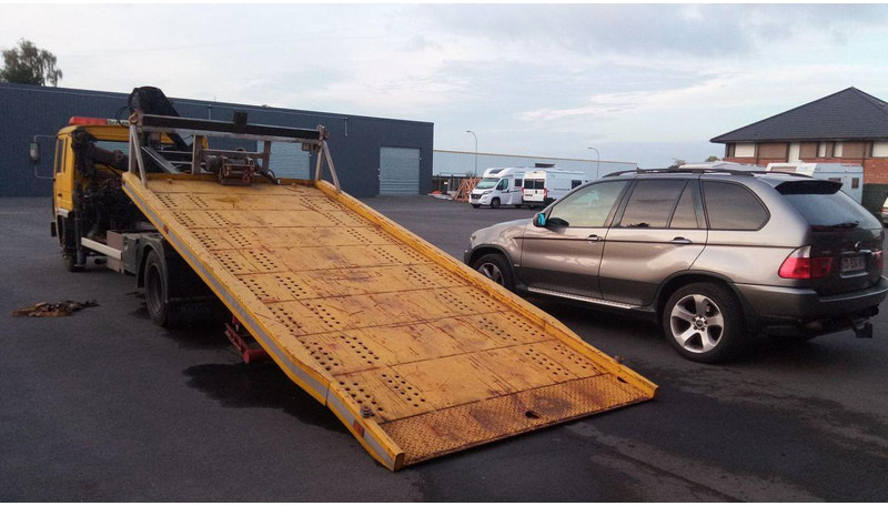 Volvo FL611 Car transporter + crane Hiab 071 - 자동 운반 장치 트럭 : 사진 3 Volvo FL611 Car transporter + crane Hiab 071 - 자동 운반 장치 트럭 : 사진 3