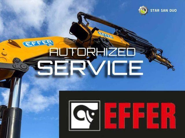 드롭사이드/ 플랫베드 트럭, 크레인 트럭 Volvo FMX 500 8x2 Effer 585 Fly Jib Winch Crane Kran : 사진 7